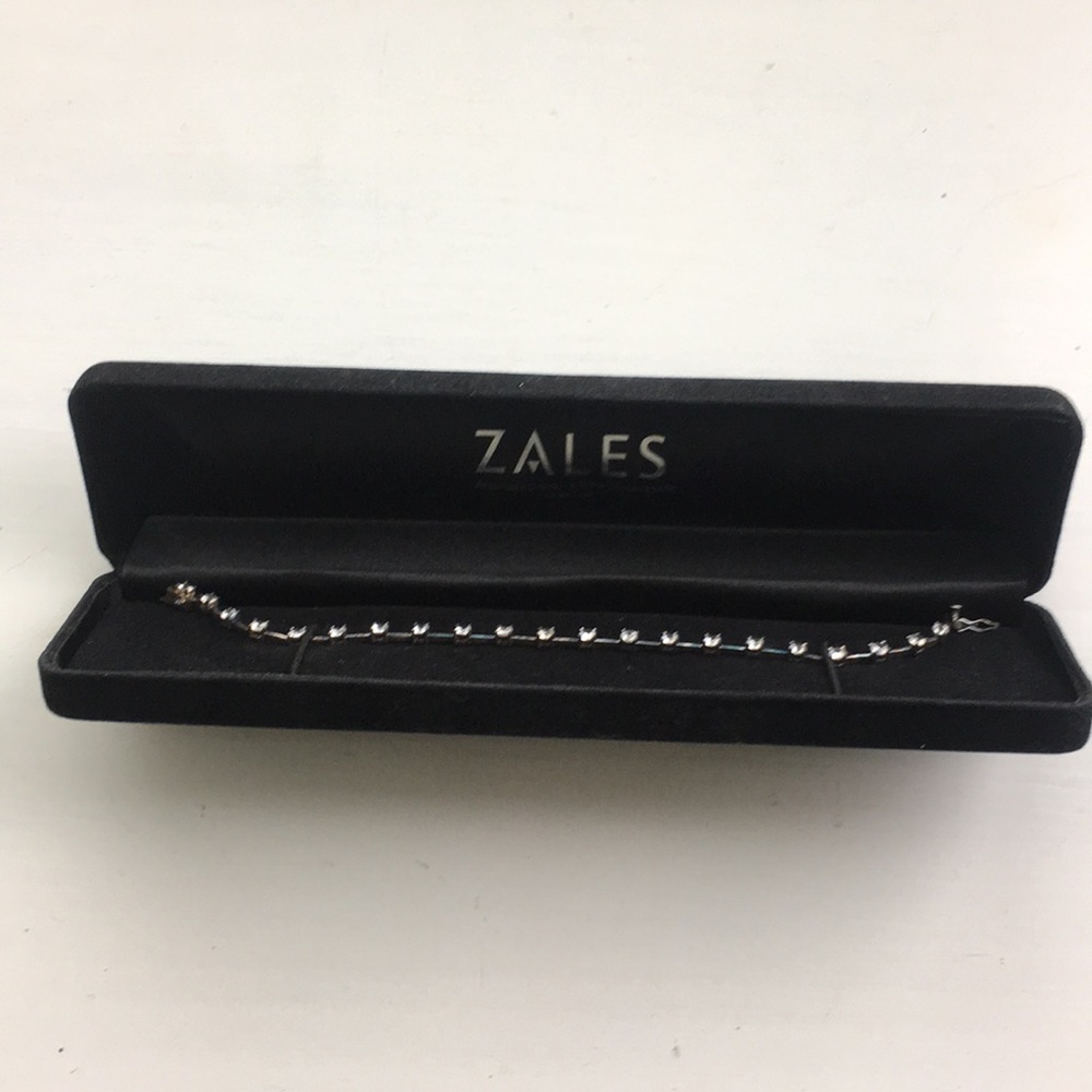 White sapphire bracelet